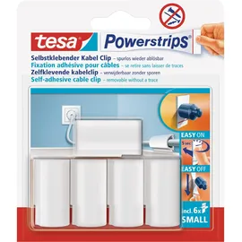 Tesa Powerstrips Kabel-Clip, 5 Stück