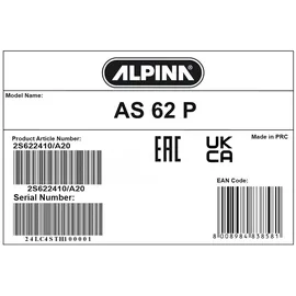 Alpina Benzin-Schneefräse AS 62 P