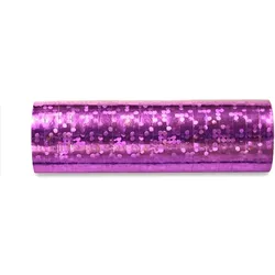 Glitzer Luftschlangen rosa holografisch