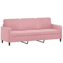 vidaXL 3-Sitzer-Sofa Rosa 180 cm Samt