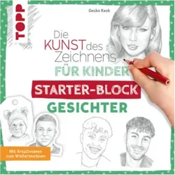 TOPP 29133 Die Kunst des Zeichnens für Kinder Starter-Block - Gesichter