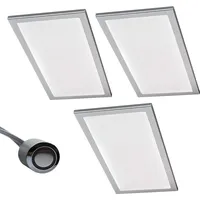 Rolux LED Unterbauleuchte Küche 3x6 W, Küchenleuchte mit Dimmer