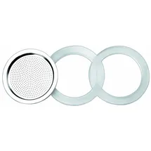 Ibili Kaffeefilter Set mit Dichtungen 2 St.