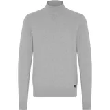 !Solid Rollkragenpullover Grau L