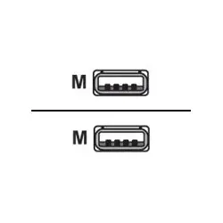 Helos USB-Kabel - USB (M) zu USB (M) - USB 2.0