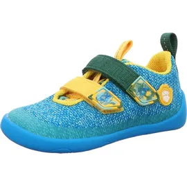 Affenzahn Knit Happy Bär Barfußschuhe blau, - Türkis - 23 EU