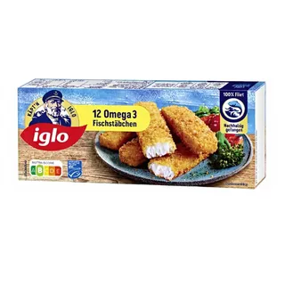 Iglo 12 MSC Fischstäbchen Omega-3 360 g