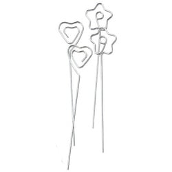 Notizhalter "Blume & Herz", 14,5 cm, 10 Stück