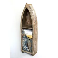 DanDiBo Ambiente Dandibo Regal Boot in Bootsform aus Holz