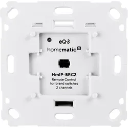 Homematic IP Wandtaster für Markenschalter – 2-fach