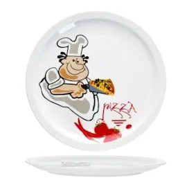 Mambocat 2er Set Alberto Pizzateller Ø30,5cm 2 Personen XL-Teller Platte groß Pizzabäcker