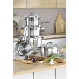 Linnuo Topf-Set 9-tlg. Kochtopf + Glasdeckel