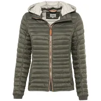 CAMEL ACTIVE Damen leichte Steppjacke mit Abnehmbarer Kapuze Khaki womenswear-34