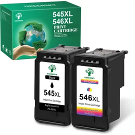 Druckfuxx PG-545XL schwarz + CL-546XL CMY