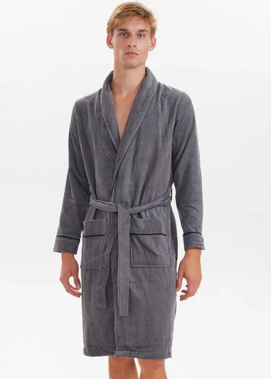 JBS Bademantel Grau 2XL