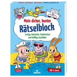 Moses Mein dicker, bunter Rätselblock