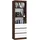 Akord Büroschrank 60x180x35 cm Grau/Weiß