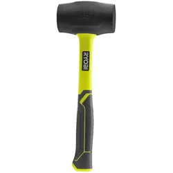 RYOBI Gummihammer mit Griff aus Hickory-Holz