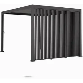 BEST Freizeitmöbel Seitenwand Vertical 113 cm anthrazit