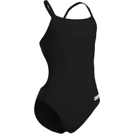 Arena TEAM SWIMSUIT CHALLENGE Solid Black/White 164