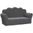 vidaXL Kindersofa 2-Sitzer  grau