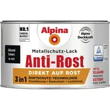 Alpina Anti-Rost Metallschutz-Lack 300 ml glänzend schwarz