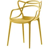 Kartell 586516 Stuhl Masters, senffarbe