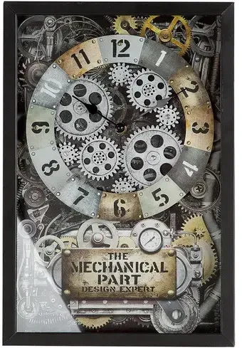 Preisvergleich Produktbild LEONARDO Wanduhr Steampunk