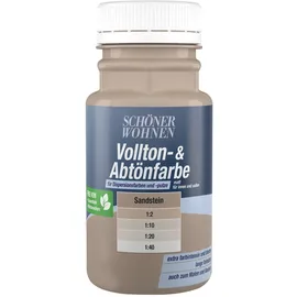 Schöner Wohnen Vollton- und Abtönfarbe Sandstein Matt 0,125 l