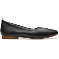 CLARKS Fawna Soft Ballerinas, Black Leather, 39