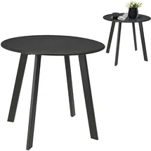 PROGARDEN Beistelltisch Ø 50 x 45 cm Grau