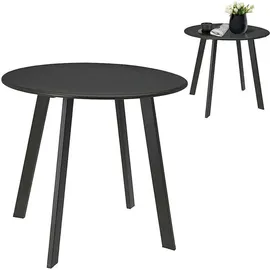 PROGARDEN Beistelltisch Ø 50 x 45 cm Grau