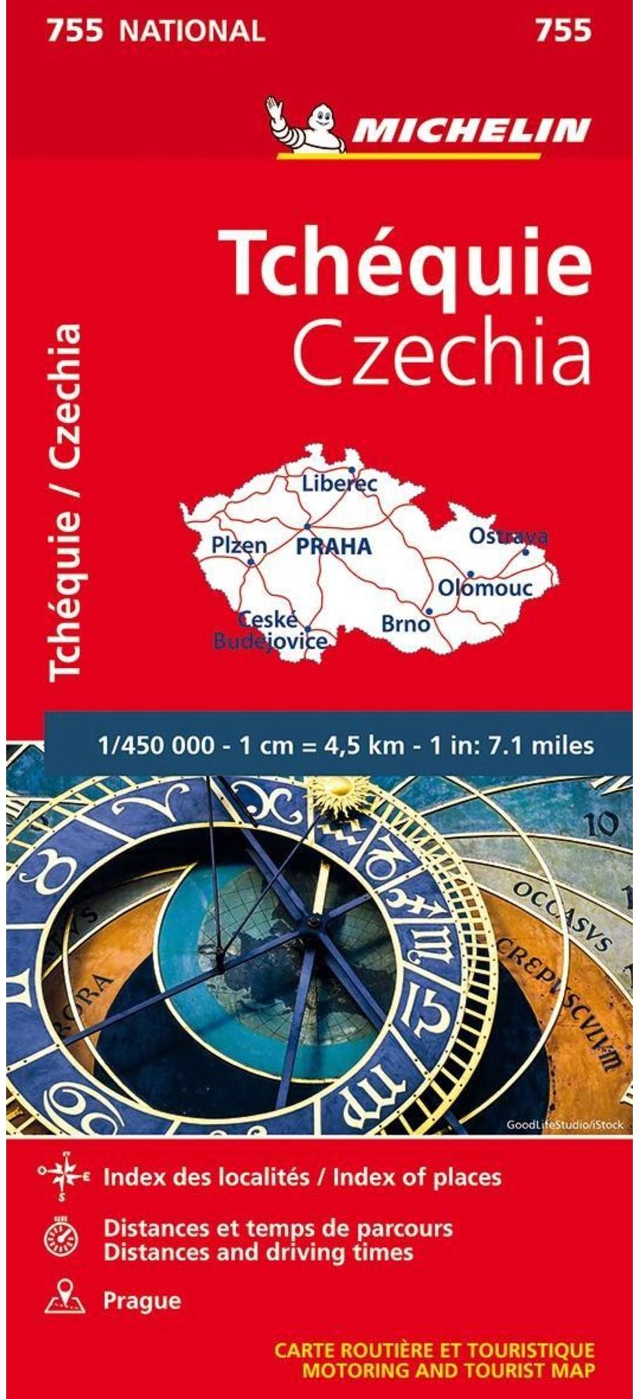 Michelin Tschechische Republik -  Straßenkarten