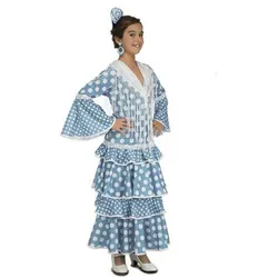 Verkleidung für Kinder My Other Me Guadalquivir Blau Flamenco-Tänzerin - 5-6 Jahre