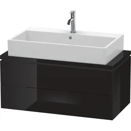 Duravit L-Cube 92x47,7cm, sw hgl, f Kons, 2 Schubkästen