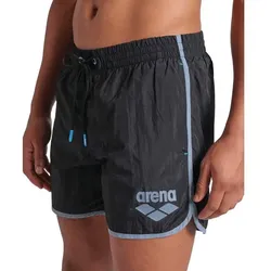 ARENA Herren Badeshorts BIG LOGO BORDERS BEACH, BLACK-SEAFOAM, XXL