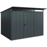 EcoStar Gerätehaus Elegant-P Typ 3 3,13 x 2,83 x 2,32 m anthrazitgrau Standardtür