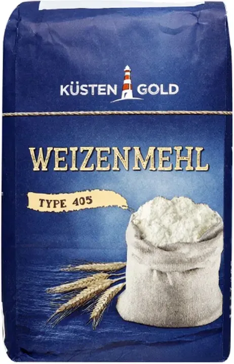 Küstengold Weizenmehl Type 405 1 kg