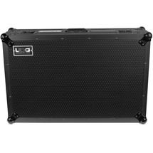 UDG Ultimate Flight Case Rane Four Black Plus (Laptop Shelf + Wheels)