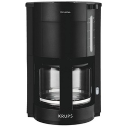 Krups Filterkaffeemaschine Pro Aroma, 1.25l Kaffeekanne, Kaffeemaschine 15 Tassen, mit Glaskanne schwarz OTTO Office