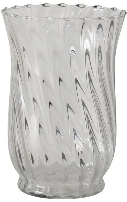 BOLTZE Vase Louna Ø 13,5 cm Glas Transparent