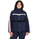 Ulla Popken Funktionsjacke Damen Blau/Rot/Weiß 5XL-6XL