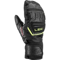 LEKI WCR Team 3D Junior Mitten black-ice lemon 4.0