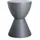 Kartell Sitzhocker Kunststoff 0,43 x 0,00 x 0,00 cm Taubengrau