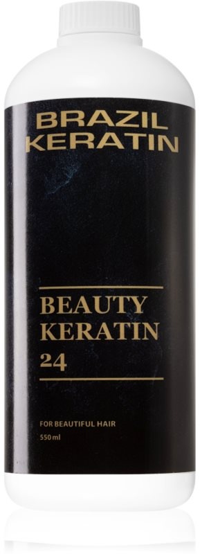 Brazil Keratin Keratin Treatment 24 eine speziell pflegende Pflege für sanfteres Haar und die Regenerierung von beschädigtem Haar 550 ml