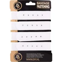 BR Bandagenverschluesse Glamour Set/4St.VE4 Weiss, BR17_Gr.:0