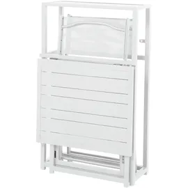 Svita Balkon-Set klappbar weiß