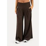 SMILODOX Jogginghose Vanea Braun L