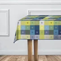 d-c-fix Tischdecke Manhattan Victor 110 x 140 cm Blau