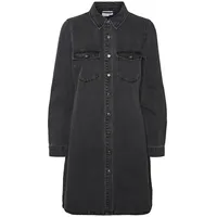 Vero Moda Jennie Langärmliges Kurzes Kleid Black Denim L